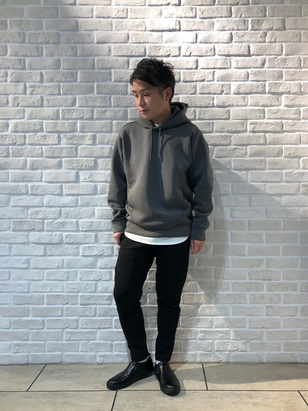 アロ 新品未着用　デニムタックシャツワンピース　プラスオトハ デニムタックシャツワンピース – plusotoha