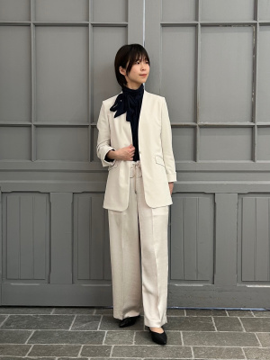 PLST(プラステ)公式 | サテンイージーワイドパンツ