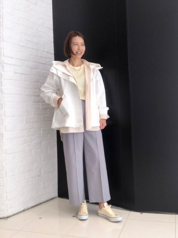 2024年モデル ワイドパンツ（リネンブレンド）、リネンブレンドダブル