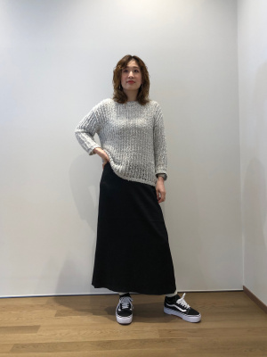 PLST - 【オシャレ☆PLST】あずき色　長袖セーター　サイズL PLST - 【オシャレ☆PLST】あずき色 長袖セーター サイズLの通販