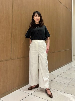レース フレアスリーブ」に該当するTシャツ/カットソー