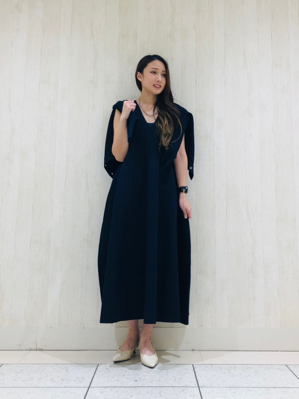PLST(プラステ) | 【ホールガーメント®︎ニットフレアワンピース