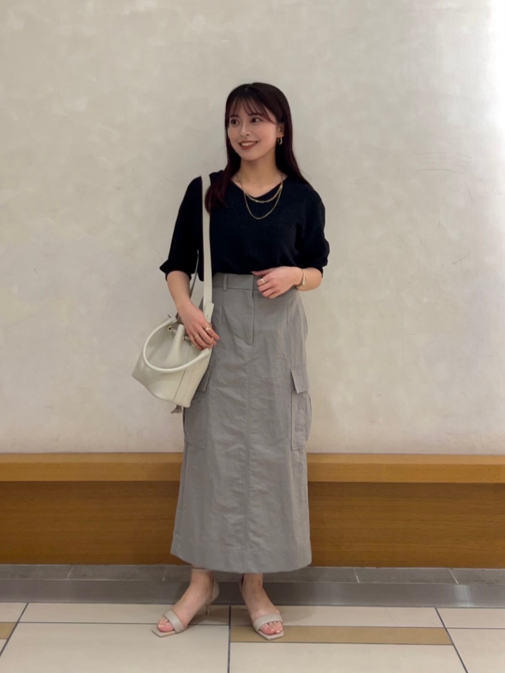 プラステ　アートフラワープリントフレアスカート PLST(プラステ)公式 | アートフラワープリントフレアスカート