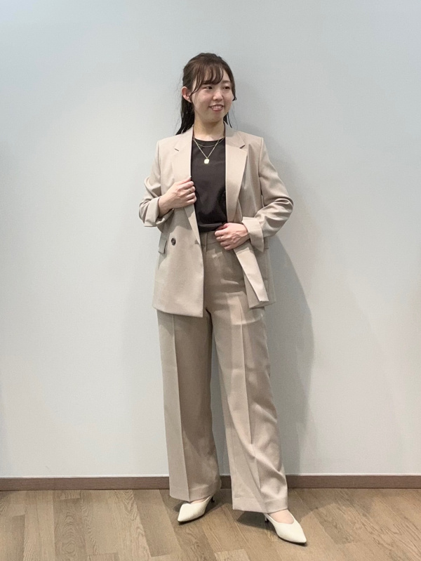 海外ブランド  PLST(プラステ)公式 | プレミアムオックスストレートパンツ パンツ