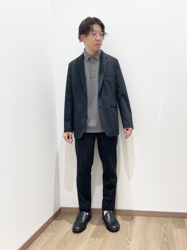 PLST 黒 M ハイゲージトリコットジャケット PLST(プラステ)公式 | ハイゲージトリコットジャケット