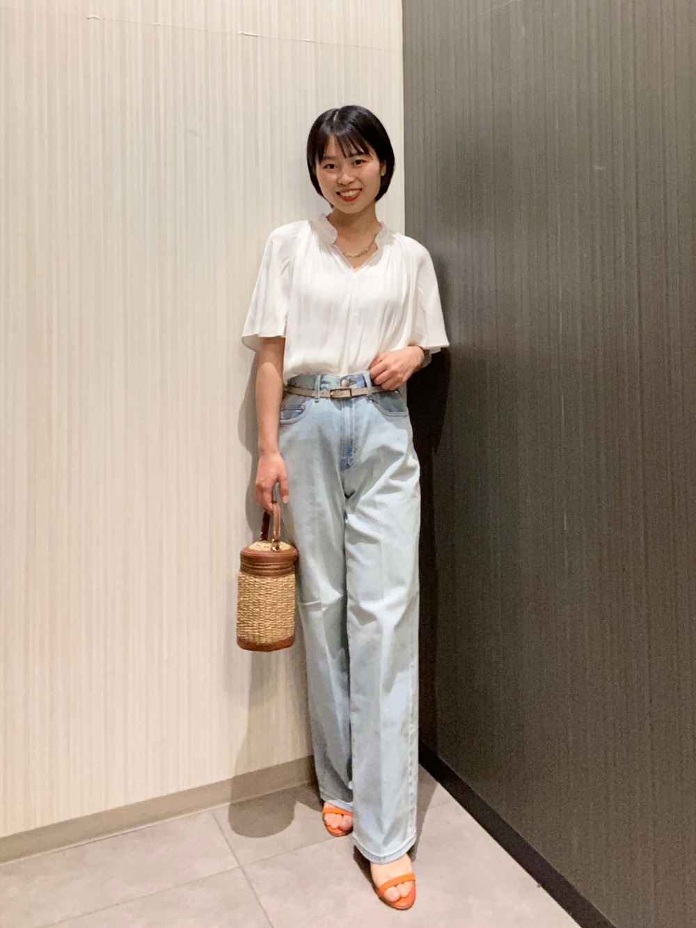 フェザーヤーン2WAYカーディガン、PLUS STYLE ワイドパンツ（ウール
