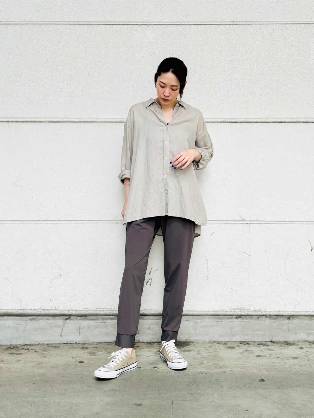 美品♡ プラステ シャークツイード セット パンツスーツ ダークブラウン XL PLST(プラステ)公式 | シャークツイードカラーレスジャケット