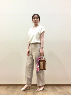 PLST(プラステ)公式 | 2024年モデル ワイドパンツ（リネンブレンド）