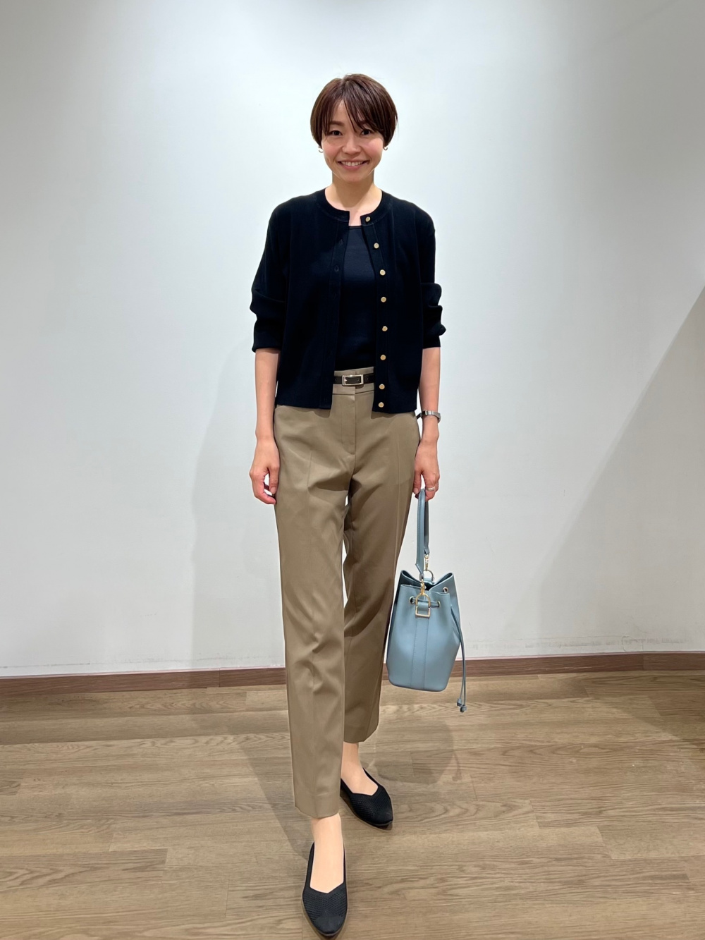 プラステ　リネンブレンド　セットアップ　ネイビー L/XXL プラステリネンブレンドセットアップネイビー L/XXL