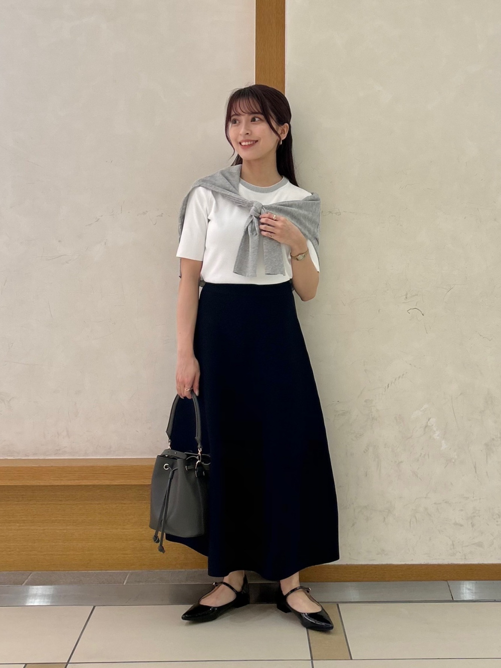 ホールガーメント®サーキュラーニットスカート、ホール