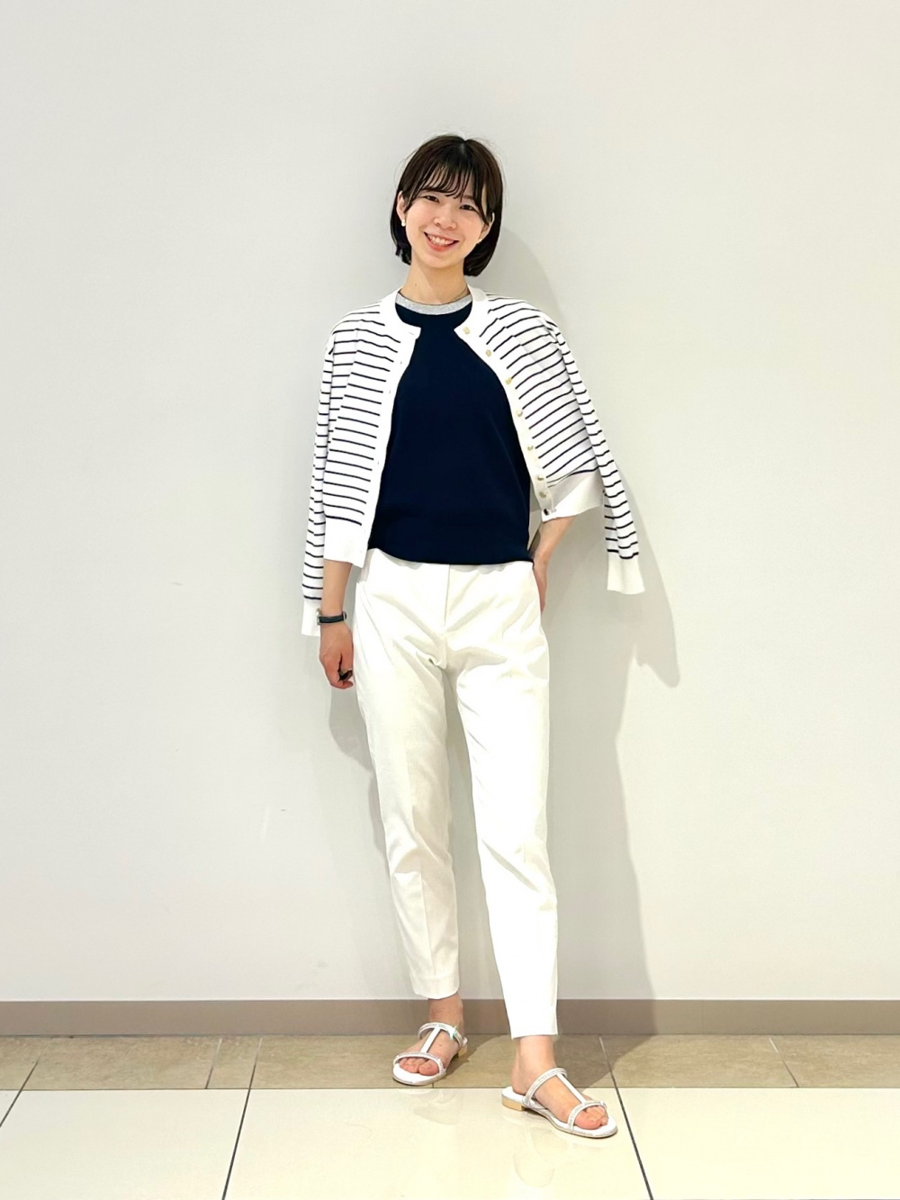 2023年モデル スティックパンツ（リネンブレンド）、カット