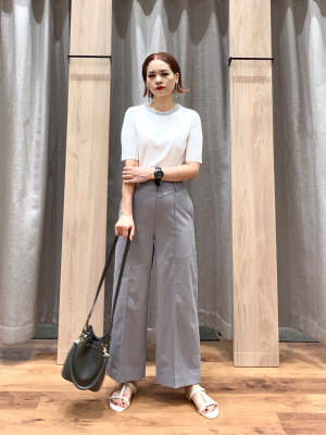 PLST(プラステ)公式 | 2024年モデル ワイドパンツ（リネンブレンド）