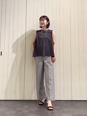 PLST(プラステ)公式 | 2024年モデル【丈長め】ワイドパンツ