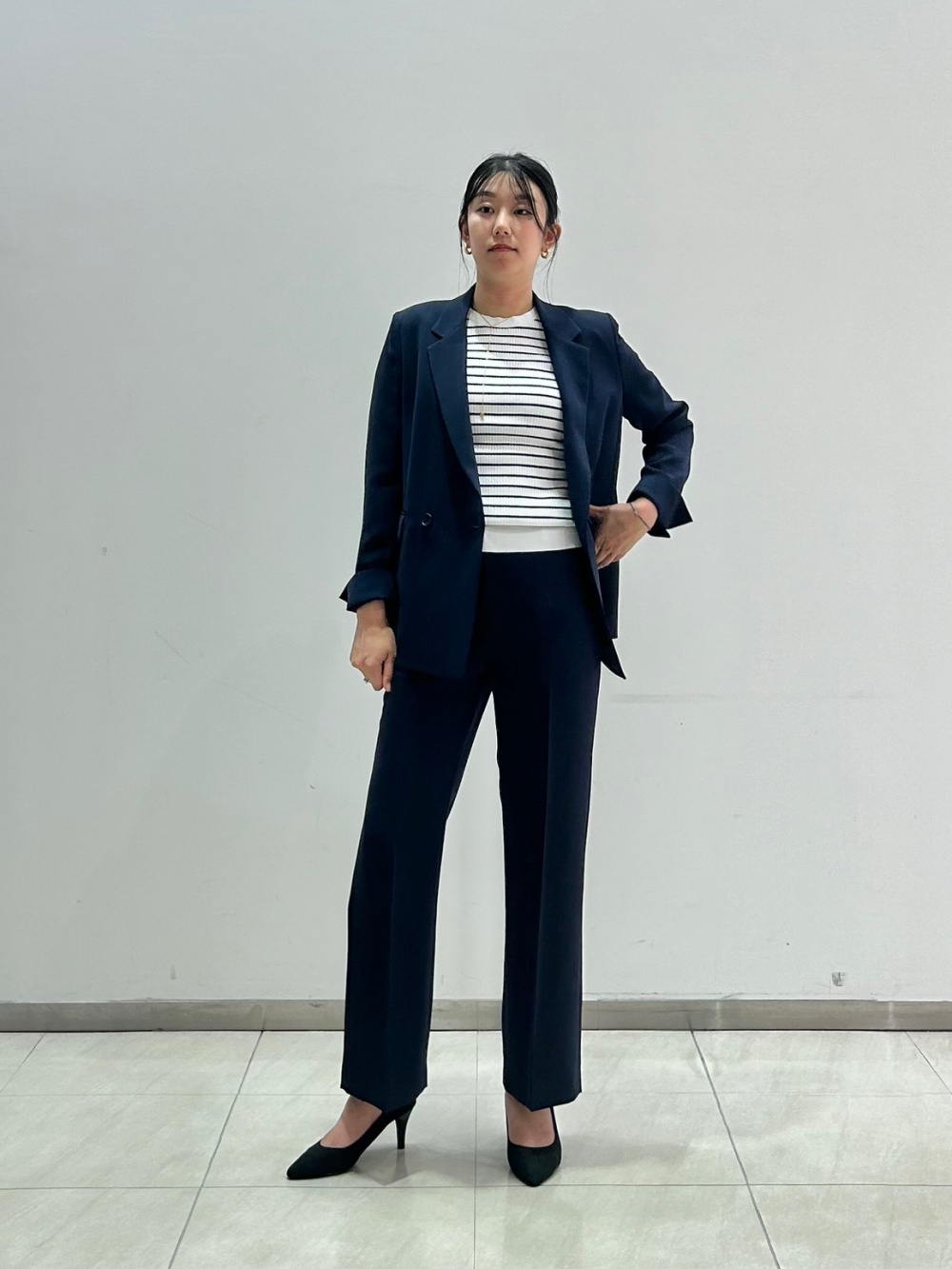 トリアセブレンドダブルジャケット（マシンウォッシャブル  