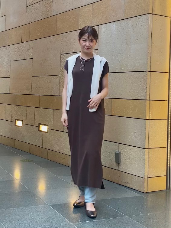 リーフプリントイージーワイドパンツ、ハイツイストコットン