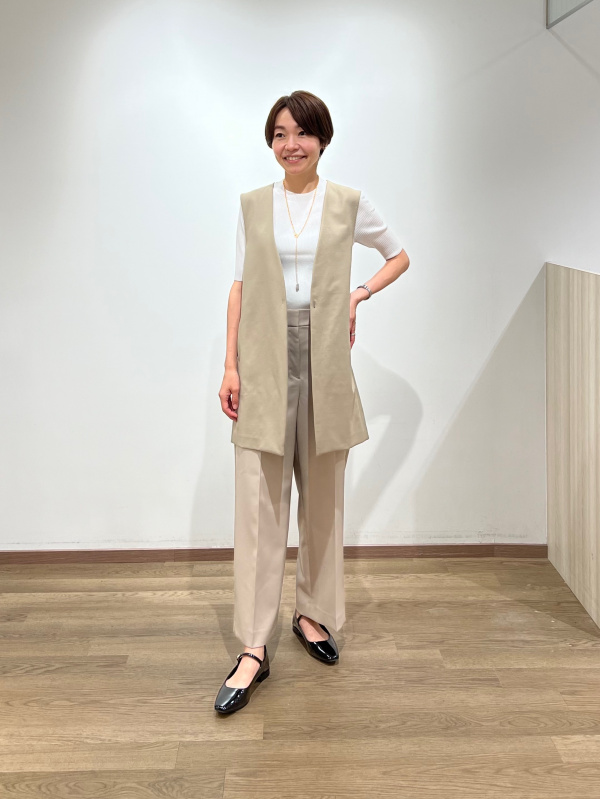 未使用級✨プラステ プレミアムオックス ノーカラー パンツ