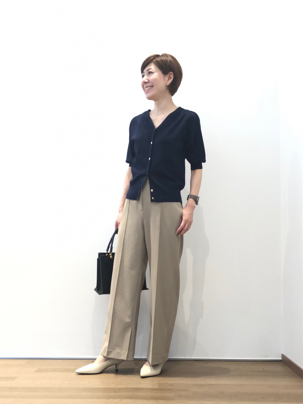 プラステ　トリアセブレンドカラーレスジャケット/テーパードパンツ　ダークブラウン 2024年モデル トリアセブレンドカラーレスジャケット、2024年