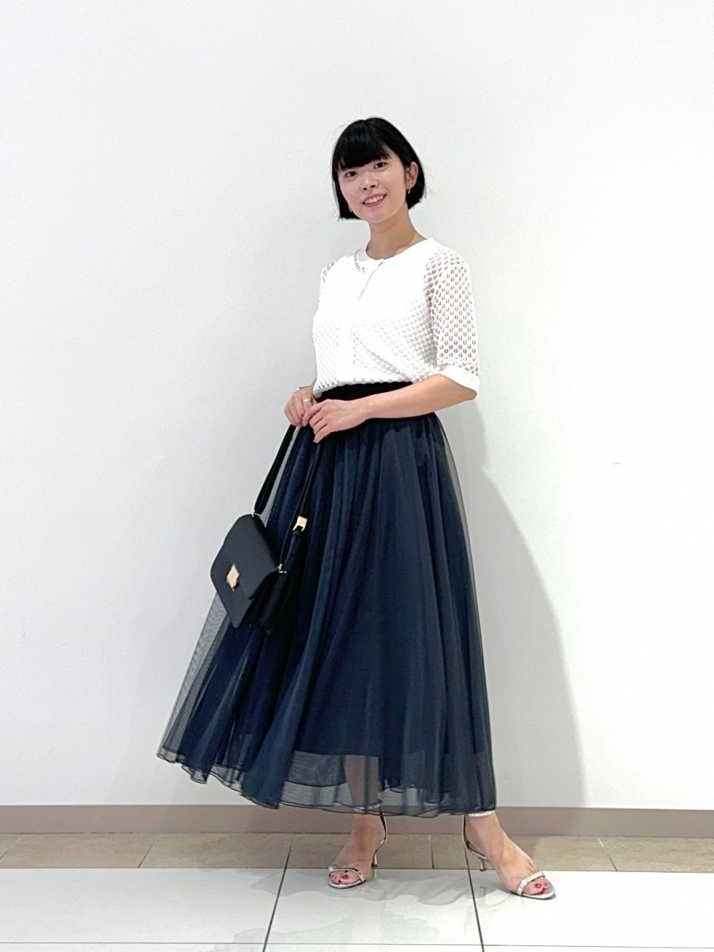 2023年モデル スティックパンツ（リネンブレンド）、ジャカード
