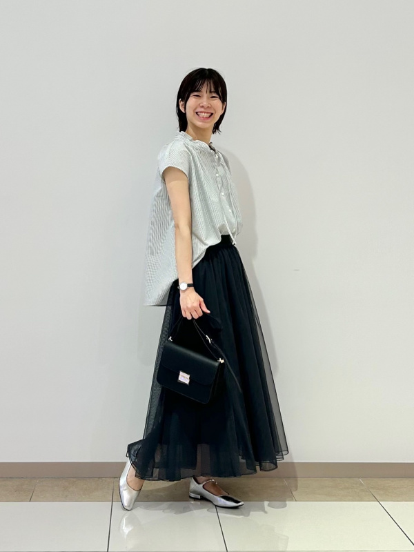 2024年モデル ワイドパンツ（リネンブレンド）、リネンブレンドダブル
