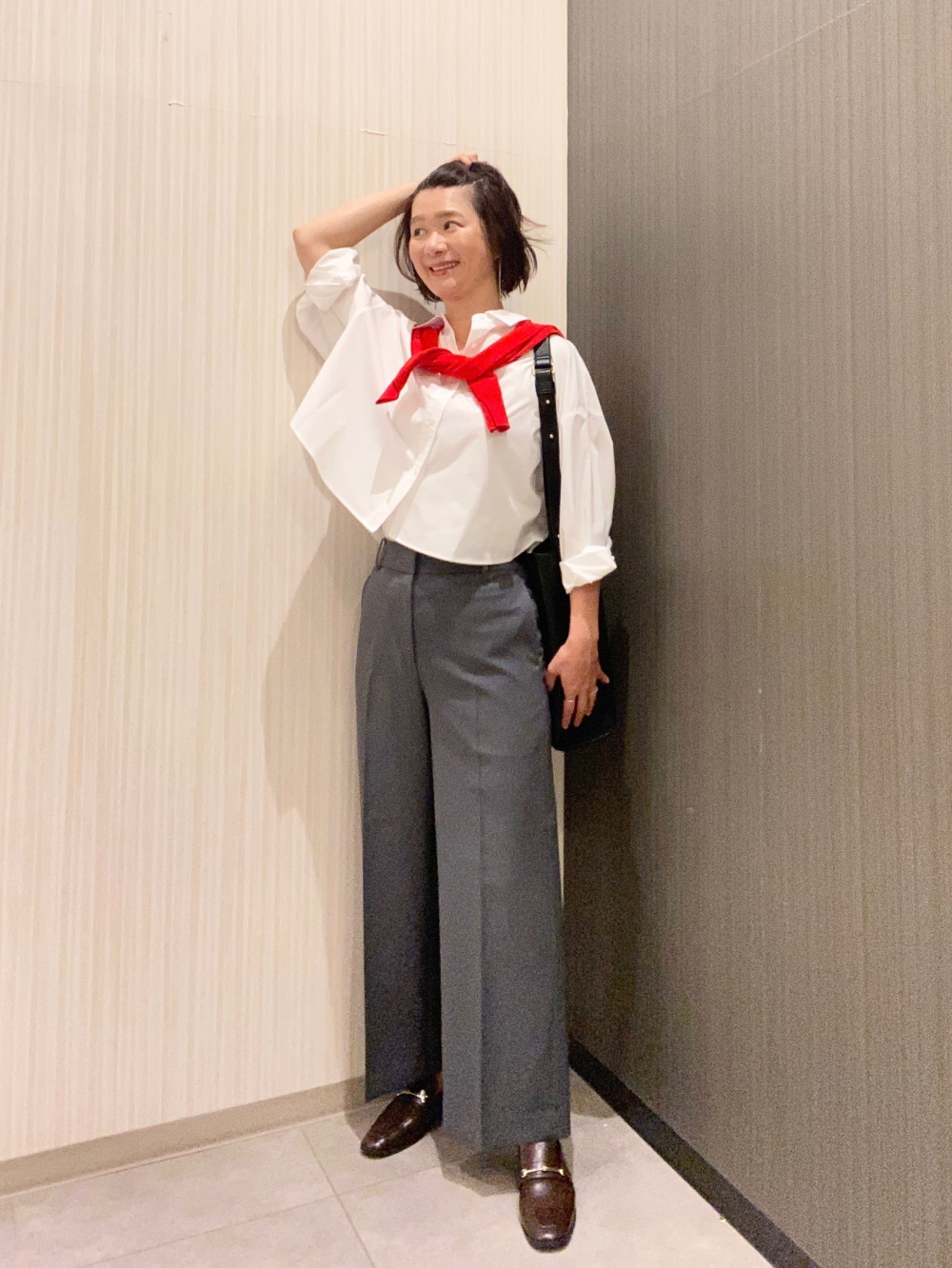 プレシャスドライワンタックテーパードパンツ（マシン