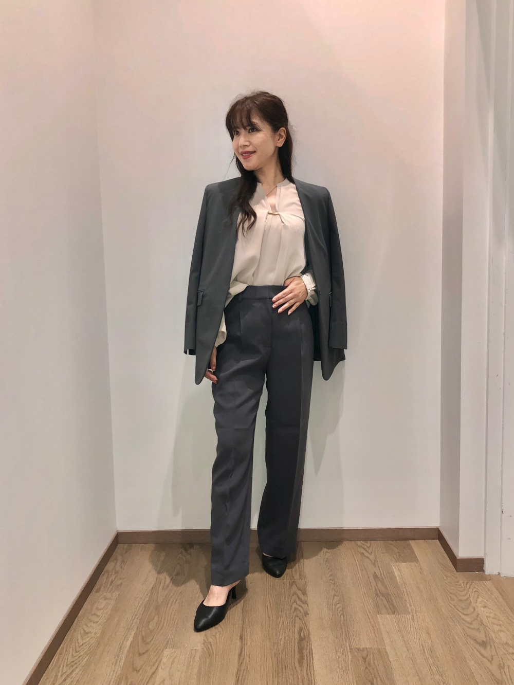 2024 PLST ハイストレッチトリコットスーツ　S　プラステ PLST(プラステ)公式 | 2024年モデル ハイストレッチトリコット