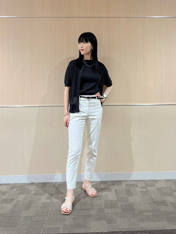 2023年モデル【丈長め】スティックパンツ（リネンブレンド