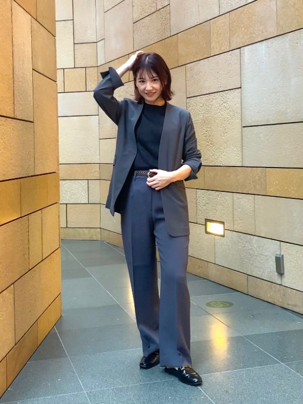 【プラステ】ハイストレッチトリコットカラーレスジャケット PLST(プラステ)公式 | 2024年モデル ハイストレッチトリコット