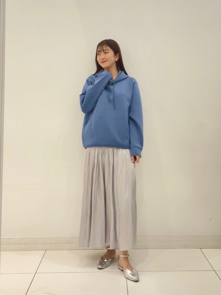 PLST メタリックサテンプリーツスカート Lサイズタグ付き PLST(プラステ)公式 | メタリックサテンプリーツスカート