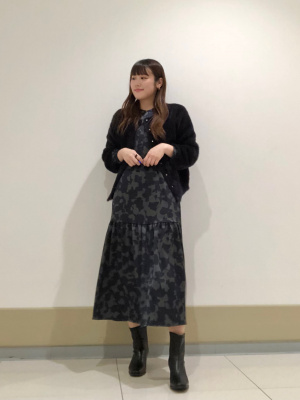 PLST(プラステ)公式 | フラワープリントワンピース（長袖）