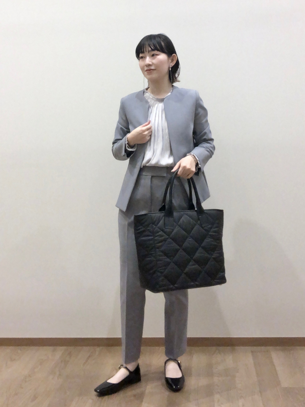 テーパードパンツ（ウォームリザーブ）」の着用コーディネート