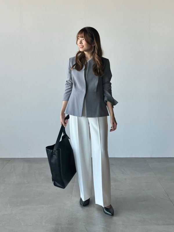 PLUS STYLEテーパードパンツ（ウォームリザーブ）（マシン