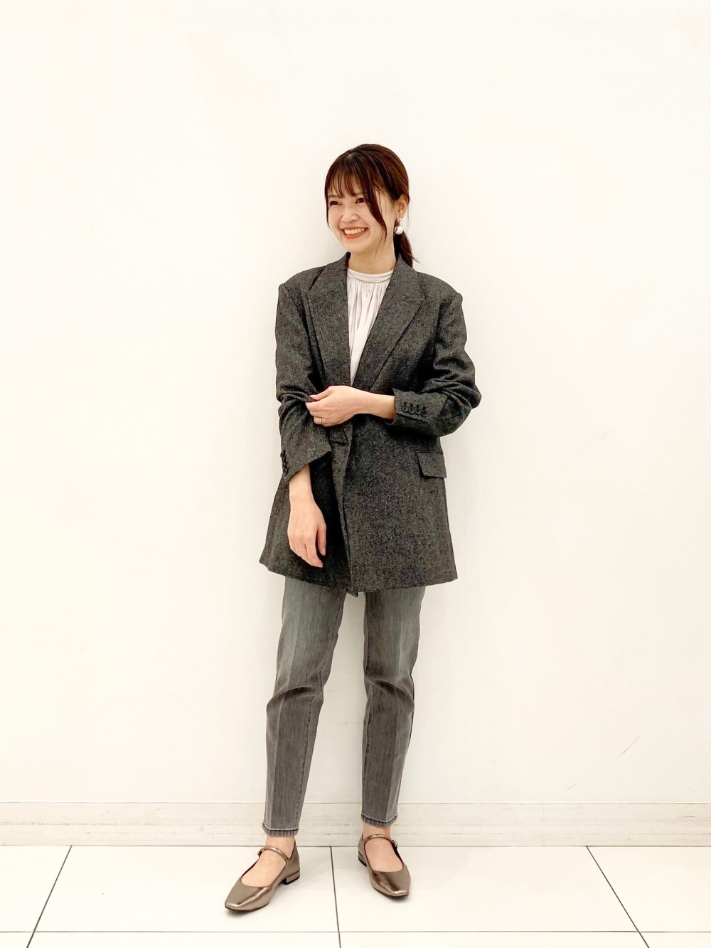 2024年モデル スティックパンツ（コットンブレンド）、ウールブレンド