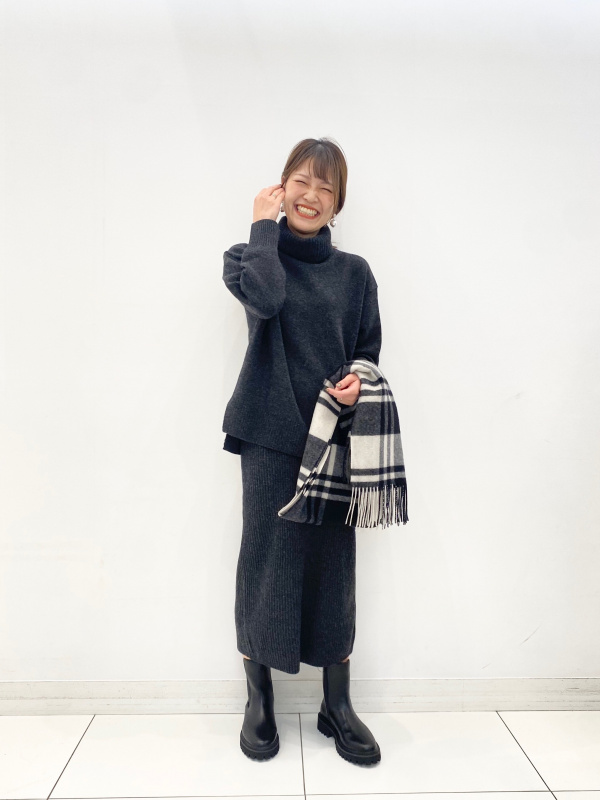 PLST - PLST プラステ 今季ニットセットアップ グレー サイズSの