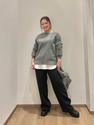 PLST 人気 ストレッチダブルクロスパンツ 020 XS
