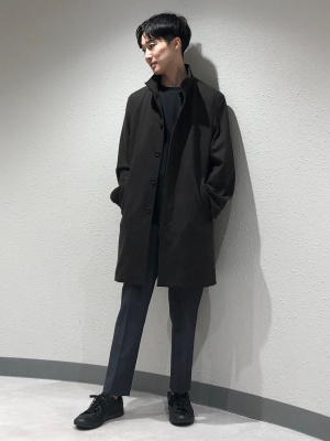 PLST(プラステ)公式 | プレシャスニットメルトンスタンドカラーコート