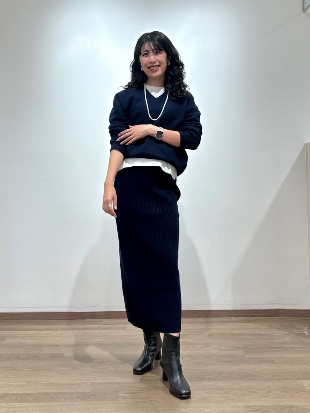 2024年モデル ウールモッサノーカラーハーフコート、ウールブレンド