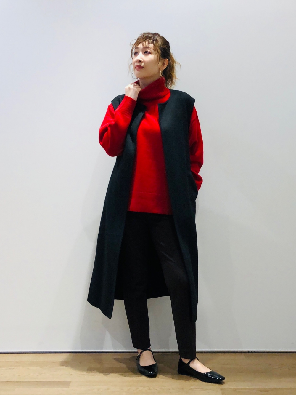 2024年モデル スティックパンツ（コットンブレンド）、ウールブレンド