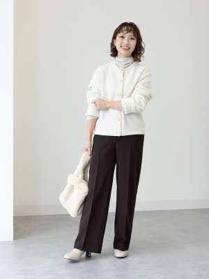 PLST(プラステ)公式 | ラメシアーリブタートルネックセーター （長袖）