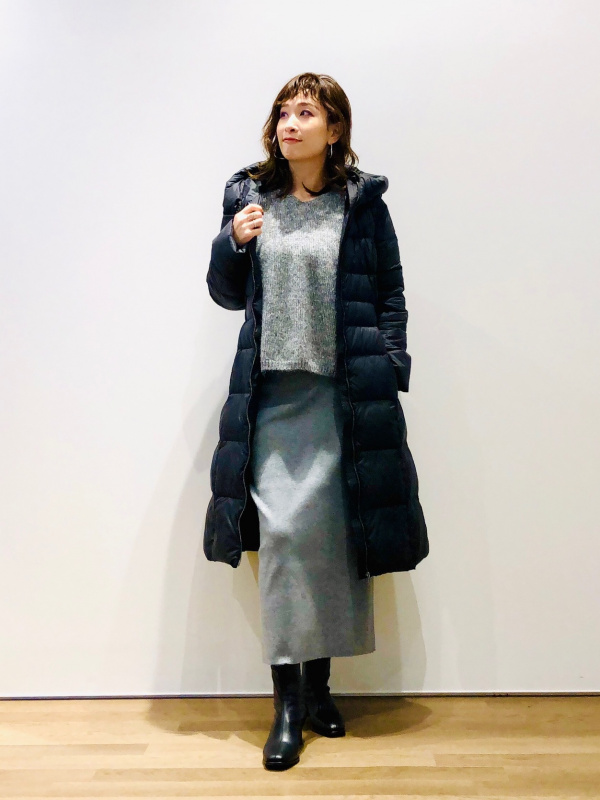 PLST プラステ　ストレッチロングダウンコート　ブラック PLST(プラステ)公式 | ストレッチロングダウンコート