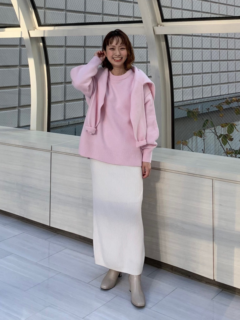 ✨PLSTウールブレンドリバーハーフコート✨