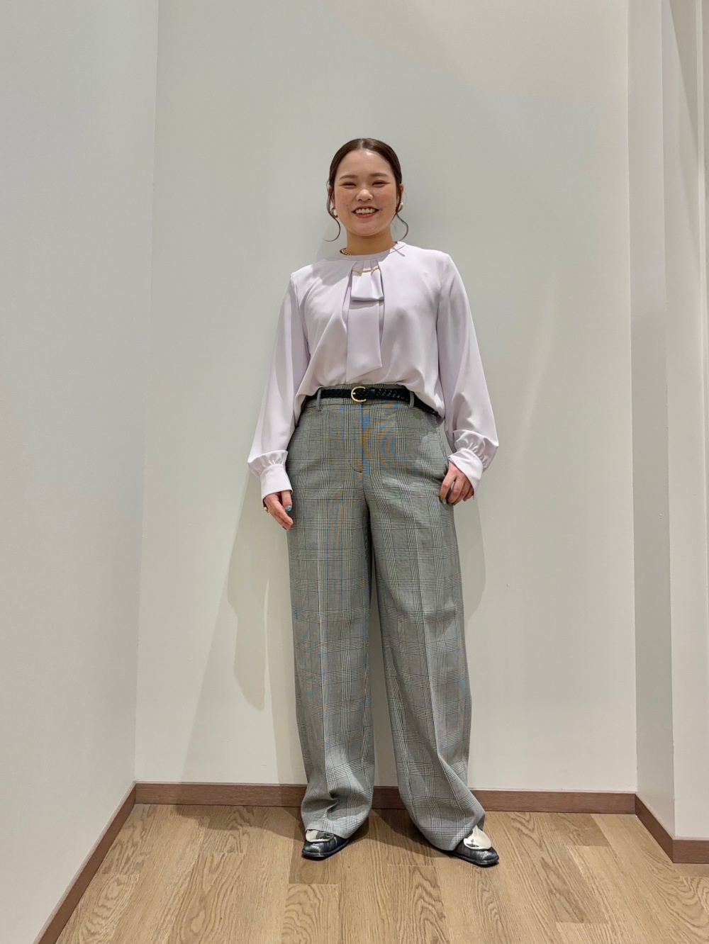 2024年モデル ワイドパンツ（ウォームリザーブ）チェック、2024年