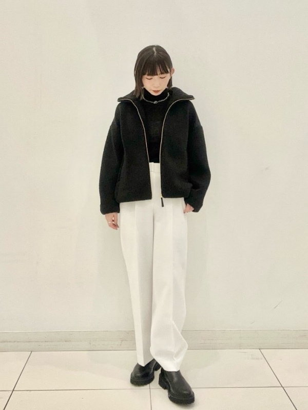 【定価19000円程】プラステ♡切替　ブラック　ブルゾン　長袖　フェイクレザー PLST(プラステ)公式 | フェイクレザーライダースジャケット