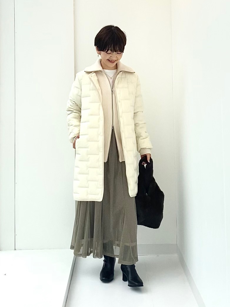 現行品完売！美品PLSTウールモッサ2WAYスタンドカラーコート ベージュ PLST(プラステ)公式 | ウールモッサ2WAYスタンドカラーコート