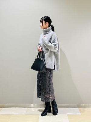 【新品】プラステ　タートルネックセーター PLST(プラステ)公式 | エクストラファインメリノシルクリブ