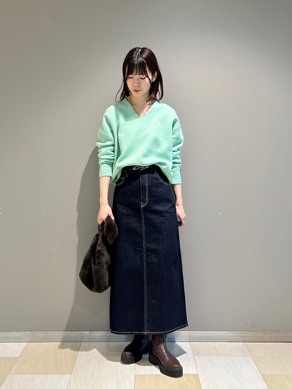 マチャット ホールガーメントフォルムスカート （ホールガーメント  