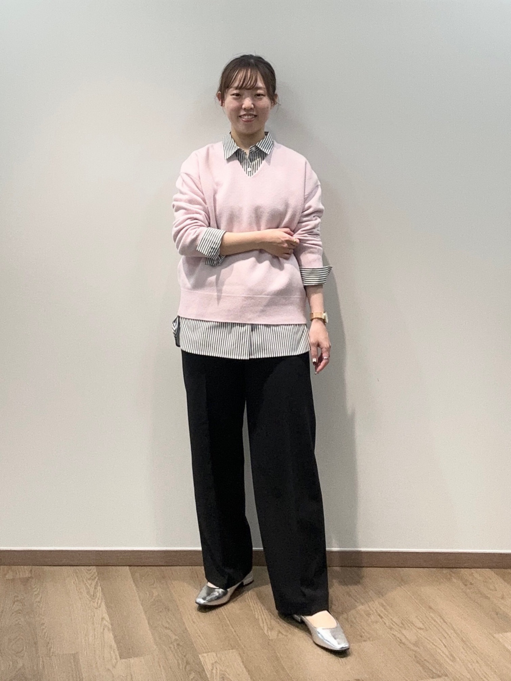 プラステ　エクストラファインメリノウールミドルゲージクルーネックセーター（長袖） PLST(プラステ)公式 | エクストラファインメリノウールミドルゲージ