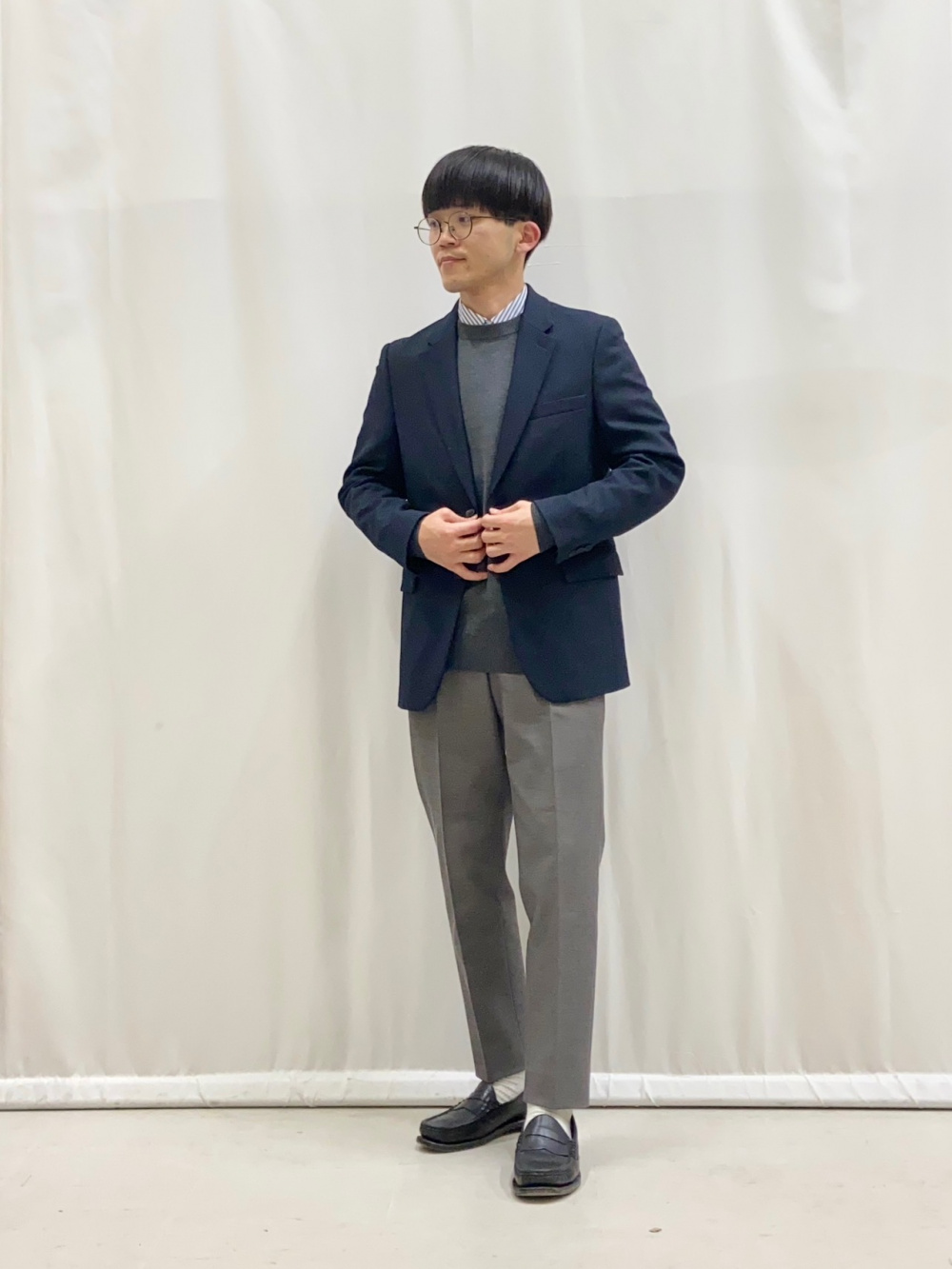 PLST プラステ　プレシャスニットメルトンシャツブルゾン　イージーパンツ プレシャスニットメルトンシャツブルゾン、プレシャスニット
