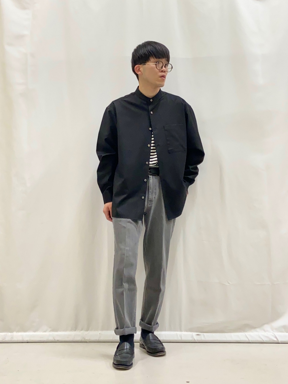 テックストレッチダブルブレストジャケット、シルキーコットン
