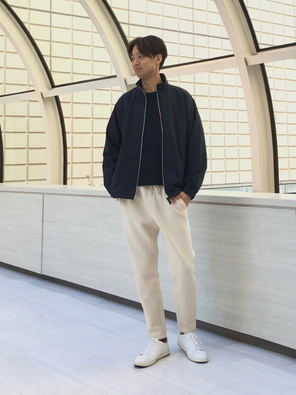 2024年モデル エクストラファインメリノウールブレンドクルーネック