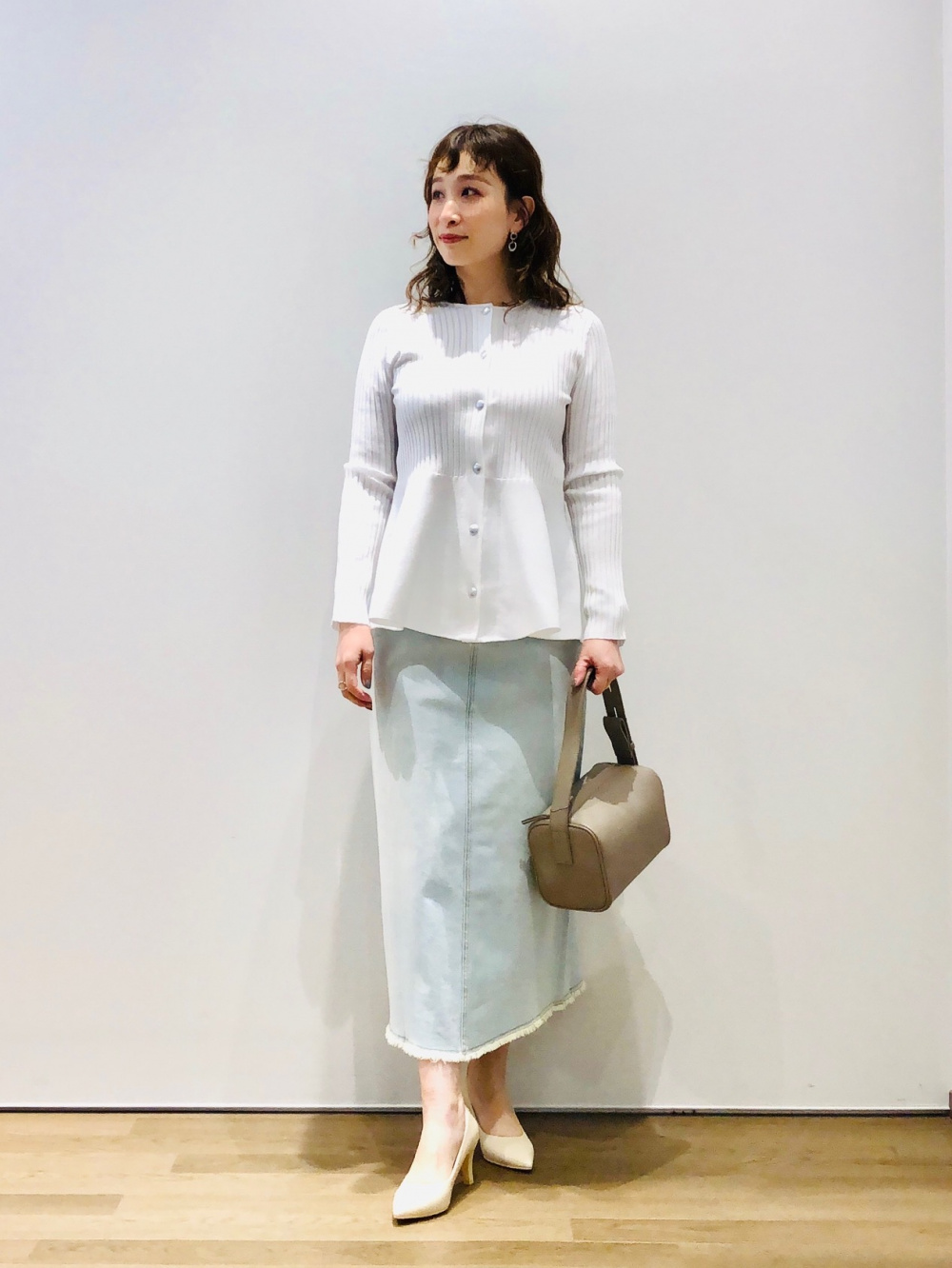 ホールガーメント®サーキュラーニットスカート、ホール